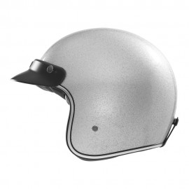 NOX N243 HELMET GLITTER SILVER