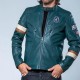 CHAQUETA CLASSIC LEGEND MOTORS STEVE MCQUEEN BILL PETROL BLUE