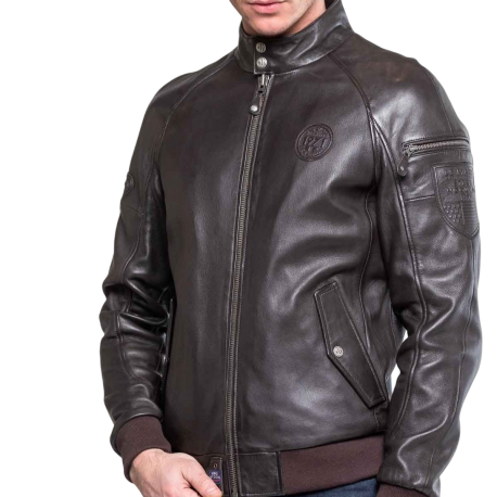 CHAQUETA CLASSIC LEGEND MOTORS STEVE MCQUEEN HARRY 3 DARK BROWN