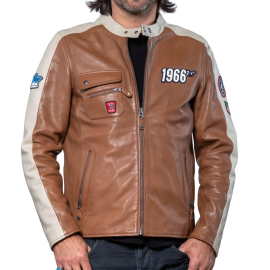 CHAQUETA CLASSIC LEGEND MOTORS STEVE MCQUEEN ROY TOBACCO