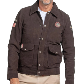 CHAQUETA CLASSIC LEGEND MOTORS STEVE MCQUEEN CHARLY BROWN NUBUCK