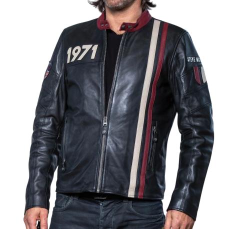 CHAQUETA CLASSIC LEGEND MOTORS STEVE MCQUEEN GUS BLACK