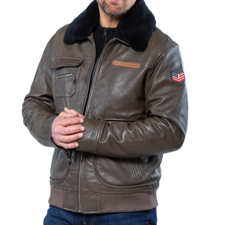 CHAQUETA CLASSIC LEGEND MOTORS STEVE MCQUEEN GAVIN ARMY