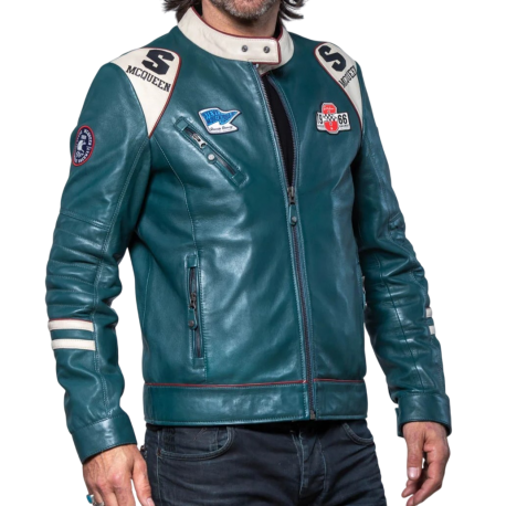 CHAQUETA CLASSIC LEGEND MOTORS STEVE MCQUEEN CLINT PETROL