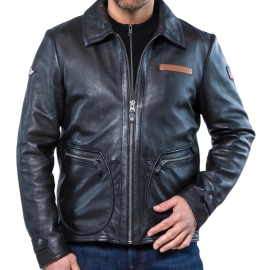 CHAQUETA CLASSIC LEGEND MOTORS STEVE MCQUEEN JOSHUA BLACK