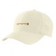 Carhartt Canvas Embroidered Graphic cap undyed ecru