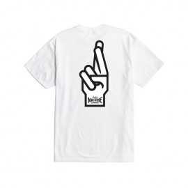 CAMISETA Loser Machine Good Luck Fingers t-shirt white