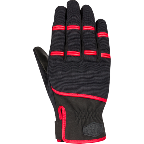 GUANTES SEGURA PALMER BLACK RED