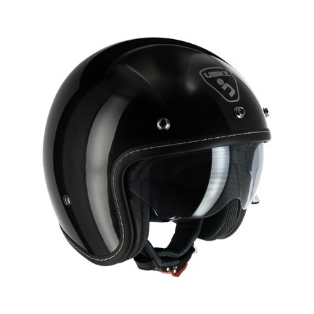 casco Ubike Challenge negro brillo