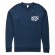 Sudadera Deus venice address crew azul