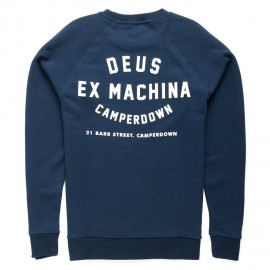 Sudadera Deus venice address crew azul